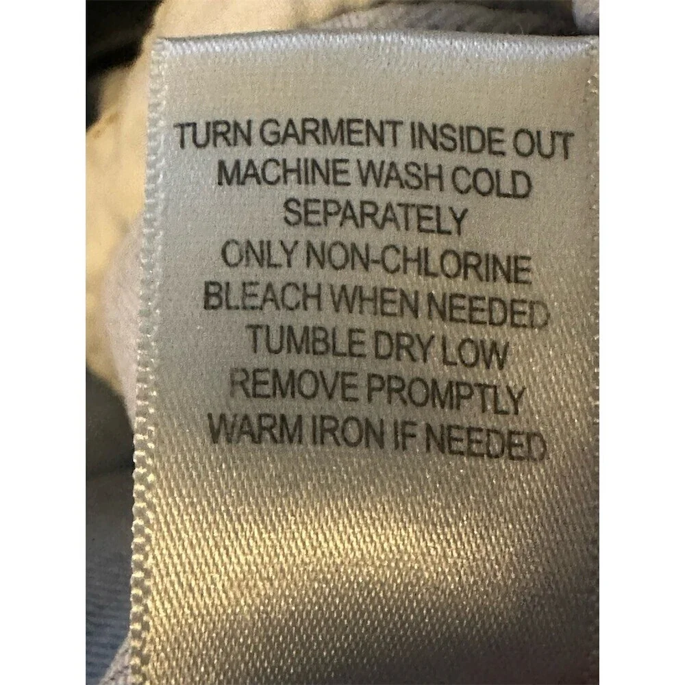 Flag & Anthem Denim Jacket Womens Size M Blue Light Wash Button Front - Picture 6 of 6